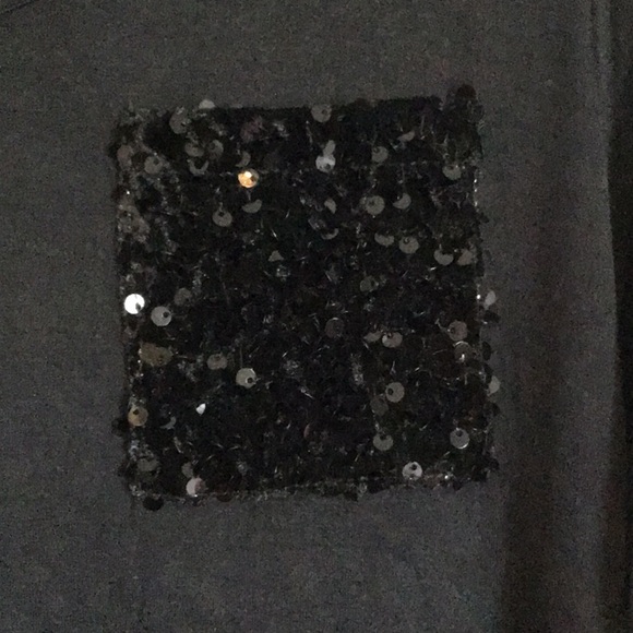 Long Sleeve Sequin Pocket Shirt - Picture 2 of 6